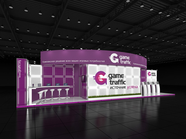 Выставочный стенд «Game Traffic». Выставка «Russian Gaming Week 2014»