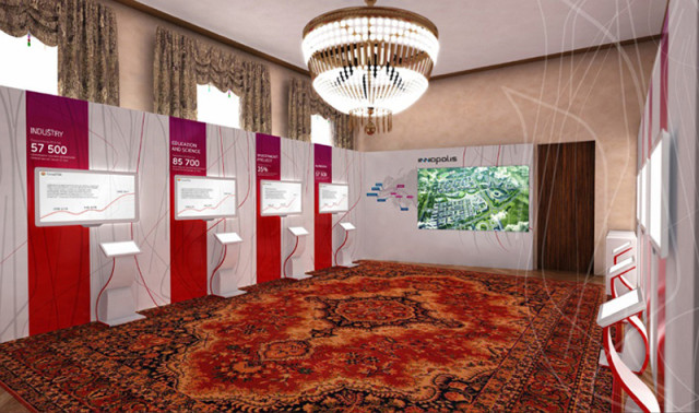 Экспозиция в рамках презентации Республики Татарстан в особняке МИД  России
